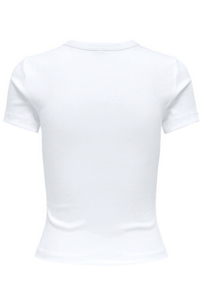 ONLVAL LIFE S/S O-NECK TOP JRS 15369240 BRIGHT WHITE